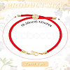 1Pc Adjustable Nylon Cord Slider Bracelets for Women BJEW-LP0001-32R-02-2