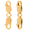 2Pcs 925 Sterling Silver Lobster Claw Clasps STER-BBC0007-02-1