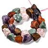 Rough Raw Natural Mixed Gemstone Beads Strands G-J390-B05-3