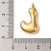 Ion Plating(IP) 304 Stainless Steel Pendants X-STAS-M017-08G-12-3