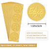 Plastic Self Adhesive Gold Foil Embossed Stickers DIY-WH0211-303-2