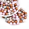 Baking Paint Glass Pearl Beads DGLA-S115-8mm-MK-1