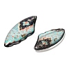 4Pcs 4 Styles Transparent Epoxy Resin Pendants RESI-B032-01B-2