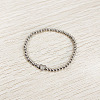 304 Stainless Steel Beads Stretch Bracelets for Women FS-WGC4F34-23-1