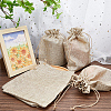 Jute Cloth Storage Pouches ABAG-WH0048-11-4