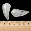 Natural Quartz Crystal Pendants G-M417-04F-4