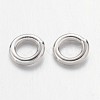 Brass Open Jump Rings JRC4mm-NF-2