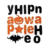 Halloween Theme Paper Flags AJEW-P105-01-2