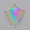 Ion Plating(IP) 201 Stainless Steel Chandelier Components Links STAS-T056-LA563-1