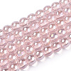 Electroplate Transparent Glass Beads Strands LS-GLAA-T032-T4mm-AB10-1