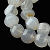 Natural White Agate Beads Strands G-H023-A19-01-4
