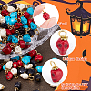 160Pcs 4 Colors Dyed Synthetic Turquoise Charms G-FH0001-76-4