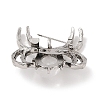 Natural Quartz Crystal Brooches G-A224-01AS-14-2