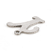 Non-Tarnish 201 Stainless Steel Pendants STAS-L244-04Y-P-3