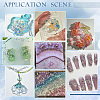 180G 6 Colors Transparent Glass Beads GLAA-PH0003-06-6
