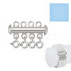 1Pc 925 Sterling Silver Slide Lock Clasps FIND-PH0028-51-1