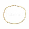 Unisex 304 Stainless Steel Herringbone Chains Necklaces NJEW-L173-011-G-1