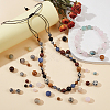 240Pcs 24 Styles Natural & Synthetic Mixed Gemstone Beads G-NB0004-79-4