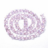 Electroplate Glass Beads X-EGLA-Q091-14mm-B17-2