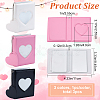 3 Books 3 Colors 32-Pocket 3 Inch PVC Mini Photo Albums AJEW-CP0001-89-2