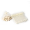 100Pcs Rectangle Organza DIY Craft Drawstring Bags PW-WG69155-36-1