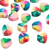 98~105Pcs 7 Colors Handmade Polymer Clay Beads CLAY-YW0001-49-4