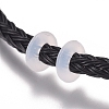 Braided 304 Stainless Steel Wire European Style Bracelets Making AJEW-D047-02A-01CG-3