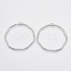 Alloy Open Back Bezel Pendants PALLOY-S121-82B-P-2