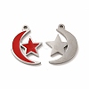 304 Stainless Steel Pendants STAS-F291-05P-01-1