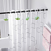 12Pcs Leaf Resin Shower Curtain Hook AJEW-SP0006-01A-6