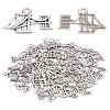 50Pcs Tibetan Style Alloy Pendants TIBEP-LP0001-13-1