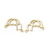 Eco-Friendly Rack Plating Brass Pendants KK-F845-10G-2