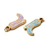 304 Stainless Steel Enamel Pendants STAS-B097-26G-07-2