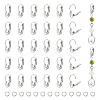 40Pcs 304 Stainless Steel Leverback Earring Findings STAS-UN0052-48-1