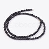 1 Strand Dyed Black Round Synthetic Turquoise Beads Strands X-TURQ-G106-4mm-02C-2