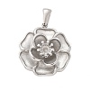 304 Stainless Steel Pendants LS-STAS-Q349-01F-P-1