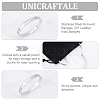 1Pc Stainless Steel Grooved Bangles STAS-UN0042-50A-P-5