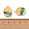 Brass Enamel Pendants X-KK-S368-09G-3