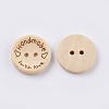 Wooden Buttons BUTT-K007-08C-3