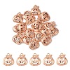 20Pcs Halloween Pumpkin Jack-O'-Lantern Alloy Pendants TIBEP-YW0001-43RG-1
