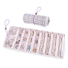 Polyester Jewelry Rolls for Rings Earrings Necklaces AJEW-WH0410-354A-1