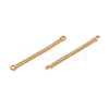 Ion Plating(IP) 304 Stainless Steel Connector Charms STAS-Q323-04F-G-2