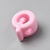 Acrylic European Beads OACR-WH0050-09Q-2