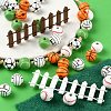 100Pcs 5 Style Painted Natural Wood European Beads WOOD-LS0001-45-6