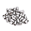 Tarnish Resistant 201 Stainless Steel Cord Ends STAS-F250-10P-R-1