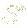 PVD Vacuum Plating 304 Stainless Steel Necklaces X-NJEW-E080-13G-1