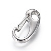 Tarnish Resistant 304 Stainless Steel Keychain Clasp Findings STAS-Q130-2