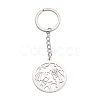 Non-Tarnish 304 Stainless Steel Keychains PW-WG92AAB-01-1
