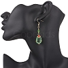 Handmade Glass Seed Beads Teardrop Dangle Earrings EJEW-MZ00576-5