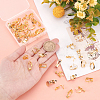 PandaHall Elite 50Pcs 5 Style Brass & 304 Stainless Steel & Iron Clip-on Earring Findings DIY-PH0009-78-3